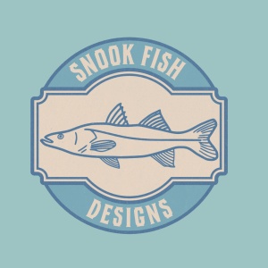 snook fish designs logo