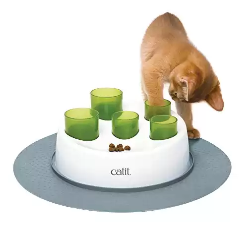 Catit Senses 2.0 Digger Interactive Slow Feeder - Turn Mealtime into Play Time
